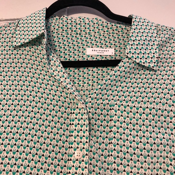 Silk EQUIPMENT Geometric Blouse - Picture 2 of 5